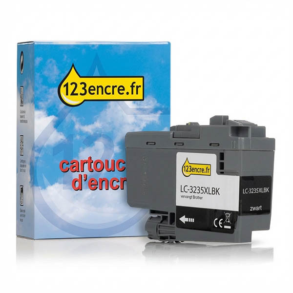 Marque 123encre remplace Brother cartouche d'encre haute capacité LC-3235XLBK- noir 051195 - 1