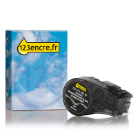 Marque 123encre remplace Brady M21-375-499-TB ruban en nylon 9,53 mm x 4,90 mm - noir sur blanc 147181