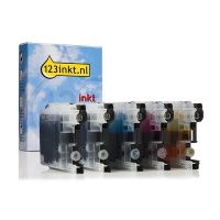 Marque 123encre remplace Brother LC-221 2x noir + 3 couleurs 160766