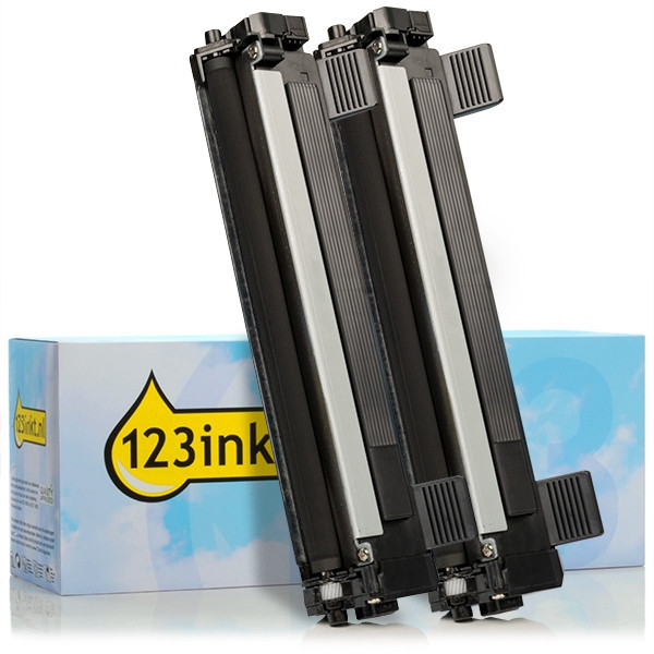 Marque 123encre remplace Brother TN-1050 toner noir double pack 160685 - 1