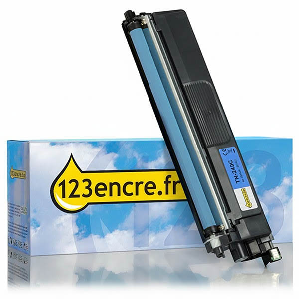 Marque 123encre remplace Brother TN-249C toner extra haute capacité - cyan 051431 - 1