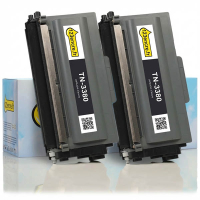 Marque 123encre remplace Brother TN-3380 toner duopack haute capacité - noir