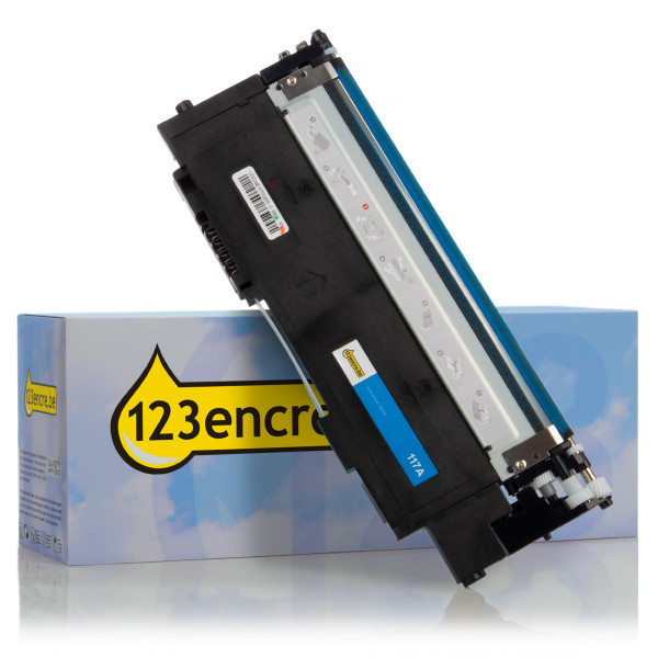 Marque 123encre remplace HP 117A (W2071A) toner - cyan 055459 - 1