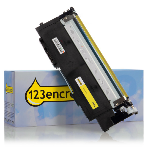 Marque 123encre remplace HP 117A (W2072A) toner - jaune 055463 - 1