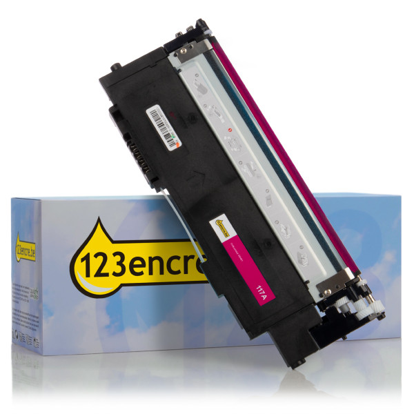 Marque 123encre remplace HP 117A (W2073A) toner - magenta 055461 - 1