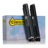 Marque 123encre remplace HP 126A (CE310AD) multipack double toner noir 132123 - 1