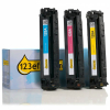 Marque 123encre remplace HP 128A (CF371AM) multipack - cyan/magenta/jaune 054761 - 1