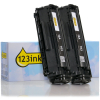 Marque 123encre remplace HP 12A (Q2612A) duopack de toners - noir 160723 - 1