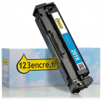 Marque 123encre remplace HP 201X (CF401X) toner haute capacité - cyan