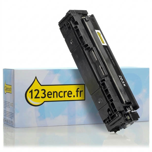 Marque 123encre remplace HP 203X (CF540X) toner haute capacité - noir 055211 - 1