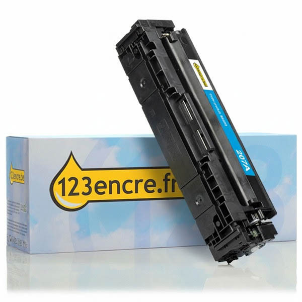 Marque 123encre remplace HP 207A (W2211A) toner - cyan 093045 - 1