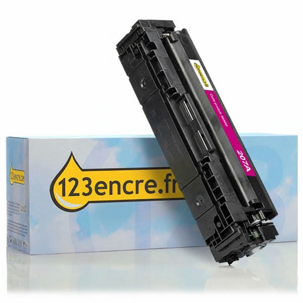 Marque 123encre remplace HP 207A (W2213A) toner - magenta 093047 - 1