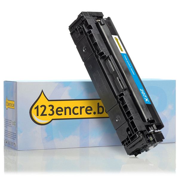 Marque 123encre remplace HP 207X (W2211X) toner haute capacité - cyan 093053 - 1