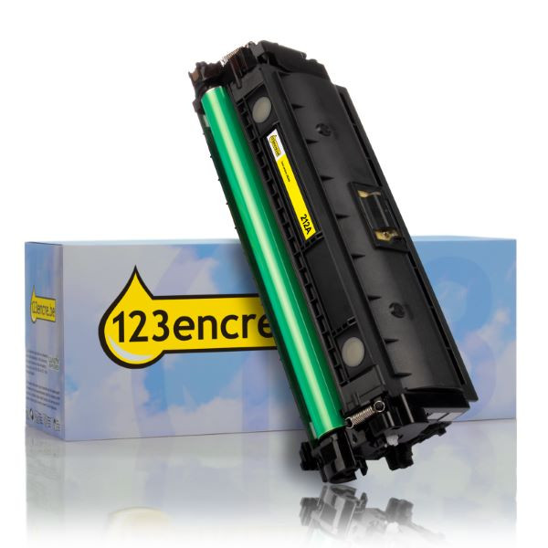Marque 123encre remplace HP 212A (W2122A) toner - jaune 093095 - 1