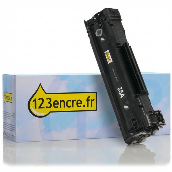 Marque 123encre remplace HP 35A (CB435A) toner noir 039781 - 1