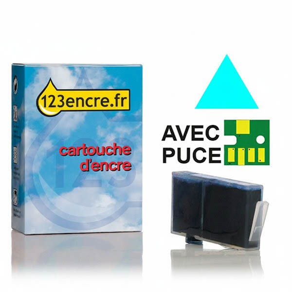 Marque 123encre remplace HP 364XL (CB323EE) cartouche d'encre haute capacité - cyan 044176 - 1