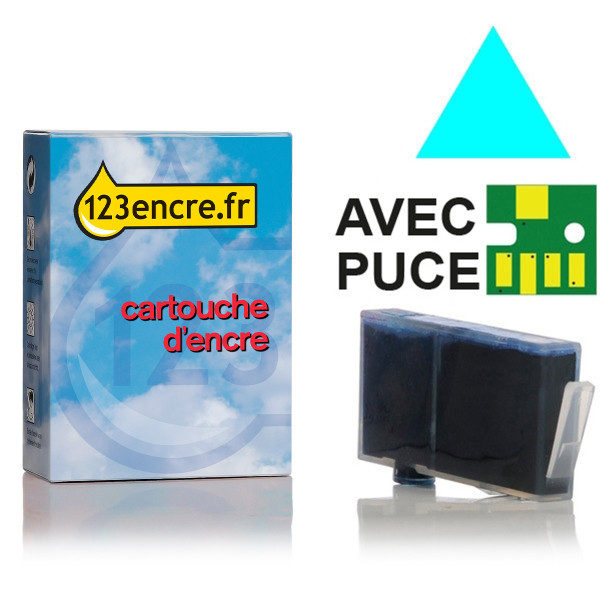 Marque 123encre remplace HP 364 (CB318EE) cartouche d'encre cyan 044175 - 1