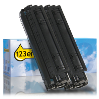 Marque 123encre remplace HP 36A (CB436A) toner double pack - noir 039785