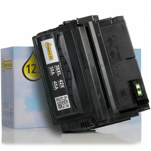 Marque 123encre remplace HP 38A XL (Q1338A XL) toner extra haute capacité - noir 033042 - 2