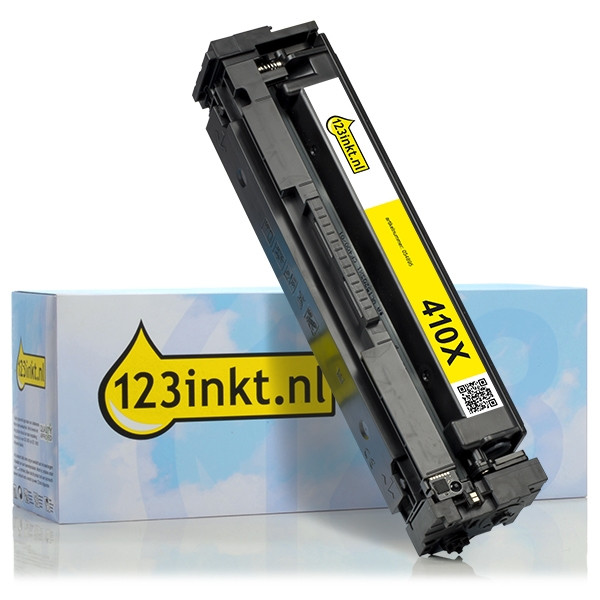 Marque 123encre remplace HP 410X (CF412X) toner haute capacité - jaune 054895 - 1