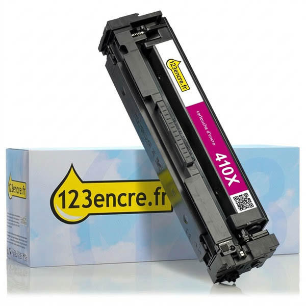 Marque 123encre remplace HP 410X (CF413X) toner haute capacité - magenta 054899 - 1