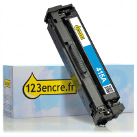 Marque 123encre remplace HP 415A (W2031A) toner - cyan