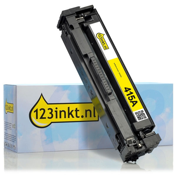 Marque 123encre remplace HP 415A (W2032A) toner - jaune 055443 - 1