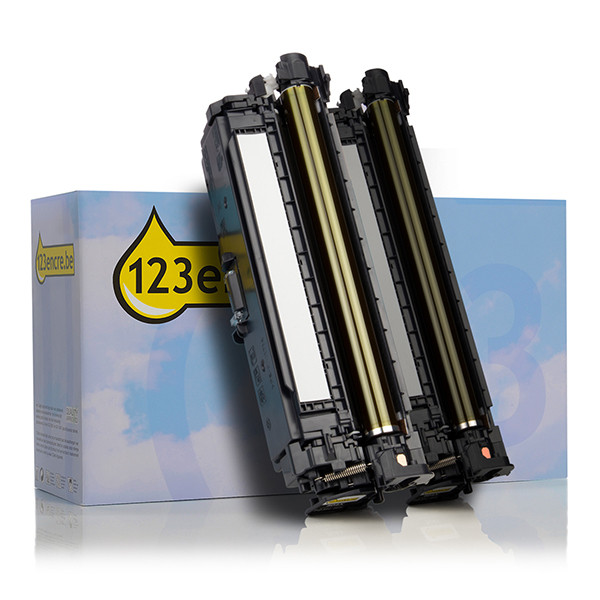 Marque 123encre remplace HP 504X (CE250XD) multipack double toner noir haute capacité 132168 - 1