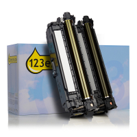 Marque 123encre remplace HP 504X (CE250XD) toner duopack haute capacité - noir 132168