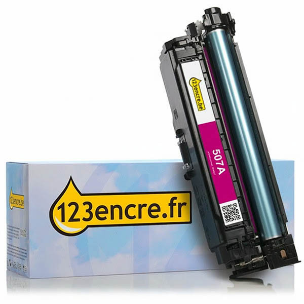 Marque 123encre remplace HP 507A (CE403A) toner - magenta 054047 - 1