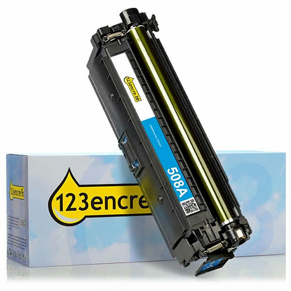 Marque 123encre remplace HP 508A (CF361A) toner - cyan 054843 - 1
