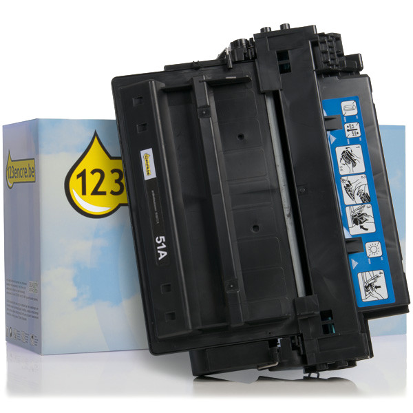 Marque 123encre remplace HP 51A (Q7551A) toner noir 039721 - 1