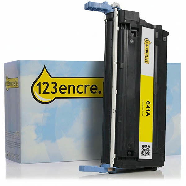 Marque 123encre remplace HP 641A (C9722A / EP-85Y) toner jaune 039145 - 1
