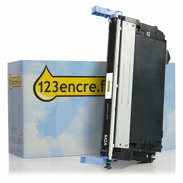 Marque 123encre remplace HP 642A (CB400A) toner noir 039701 - 1