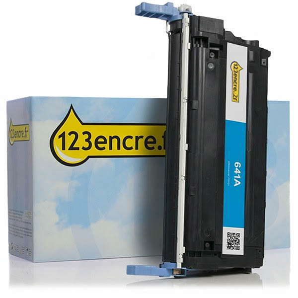 Marque 123encre remplace HP 651A (C9721A / EP-85C) toner cyan 039135 - 1