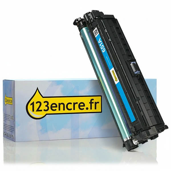 Marque 123encre remplace HP 651A (CE341A) toner - cyan 054659 - 1