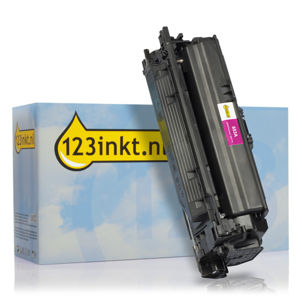 Marque 123encre remplace HP 653A (CF323A) toner - magenta 054781 - 1