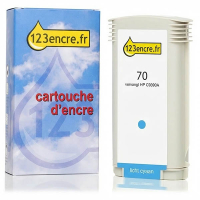 Marque 123encre remplace HP 70 (C9390A) cartouche d'encre - cyan clair