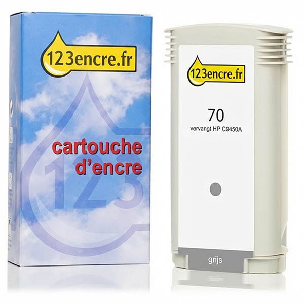 Marque 123encre remplace HP 70 (C9450A) cartouche d'encre - gris 030813 - 1