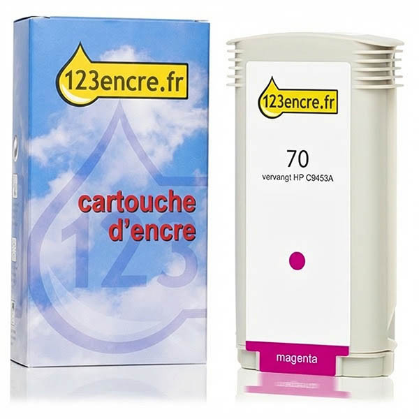 Marque 123encre remplace HP 70 (C9453A) cartouche d'encre - magenta 030825 - 1