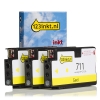 Marque 123encre remplace HP 711 (CZ136A) multipack 3 pièces - jaune 044209