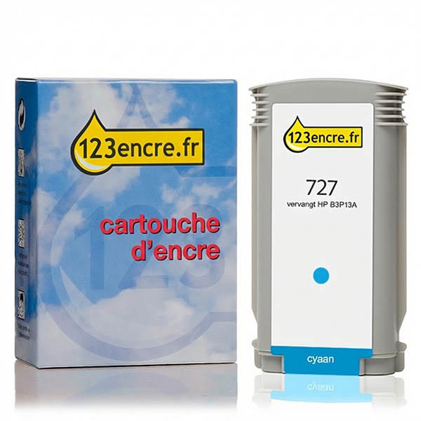Marque 123encre remplace HP 727 (B3P13A) cartouche d'encre - cyan 044279 - 1