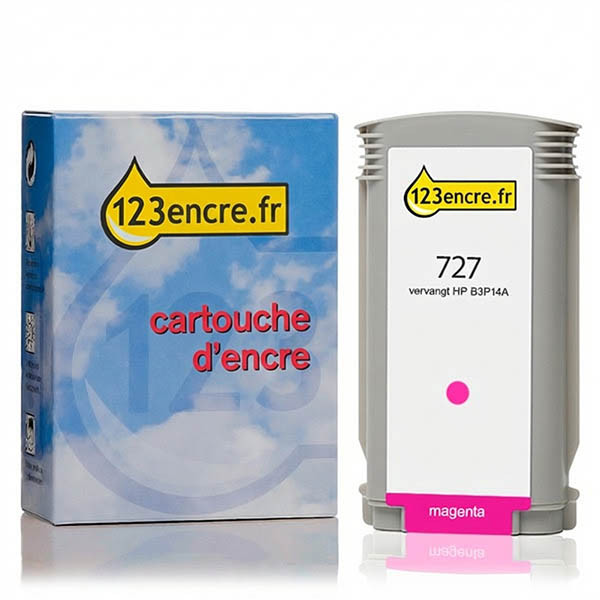 Marque 123encre remplace HP 727 (B3P14A) cartouche d'encre - magenta 044281 - 1