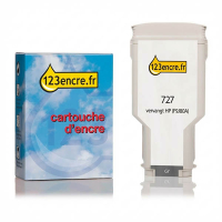 Marque 123encre remplace HP 727 (F9J80A) cartouche d'encre extra haute capacité - gris 044515