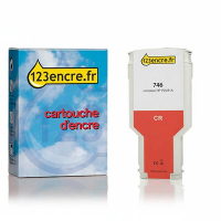 Marque 123encre remplace HP 746 (P2V81A) cartouche d'encre - chromatic red