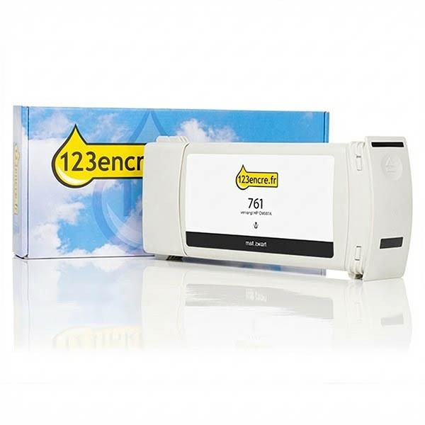 Marque 123encre remplace HP 761 (CM997A) cartouche d'encre haute capacité - noir mat 044057 - 1