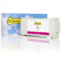Marque 123encre remplace HP 83 (C4942A) cartouche d'encre UV - magenta 031581