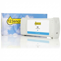 Marque 123encre remplace HP 83 (C4944A) cartouche d'encre cyan clair UV 031601