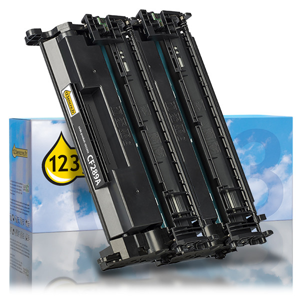 Marque 123encre remplace HP 89A (CF289A) toner double pack - noir 055311 - 1
