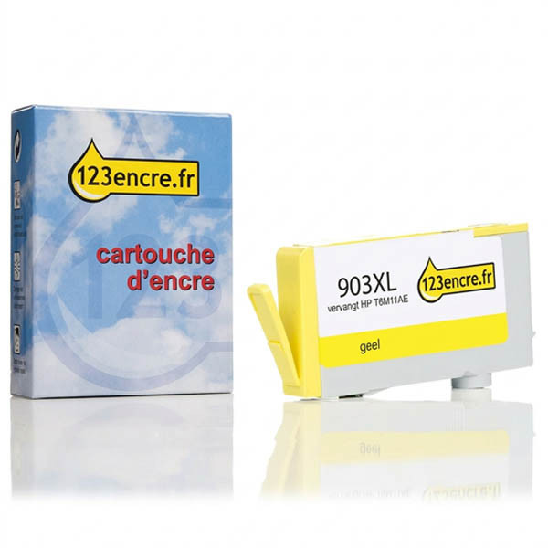 Marque 123encre remplace HP 903XL (T6M11AE) cartouche d'encre haute capacité - jaune 093179 - 1
